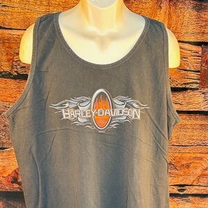 Harley-Davidson Black Tank Top with Logo